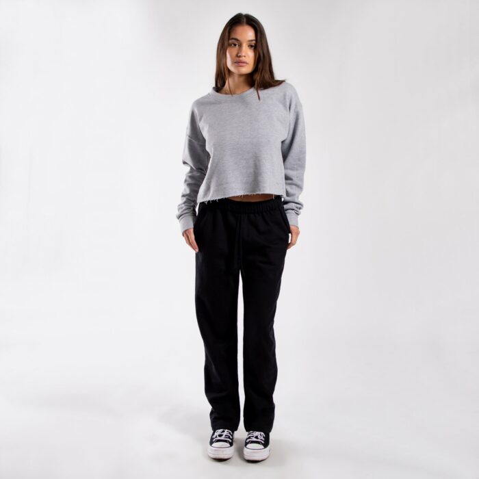 6035 - Women's Cropped Fleece Crew Neck Sweatshirt - Image 13