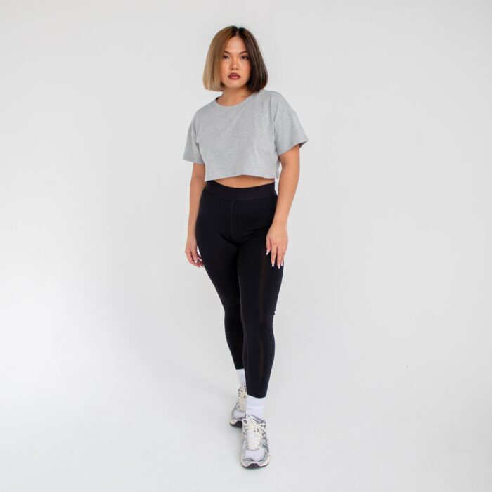 4000 - Women's Loose Cropped Tee - Image 3