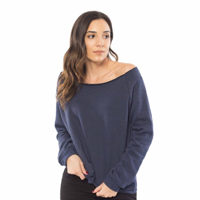 6007 - Women's Fleece Off Shoulder Pullover Sweatshirt - Image 22