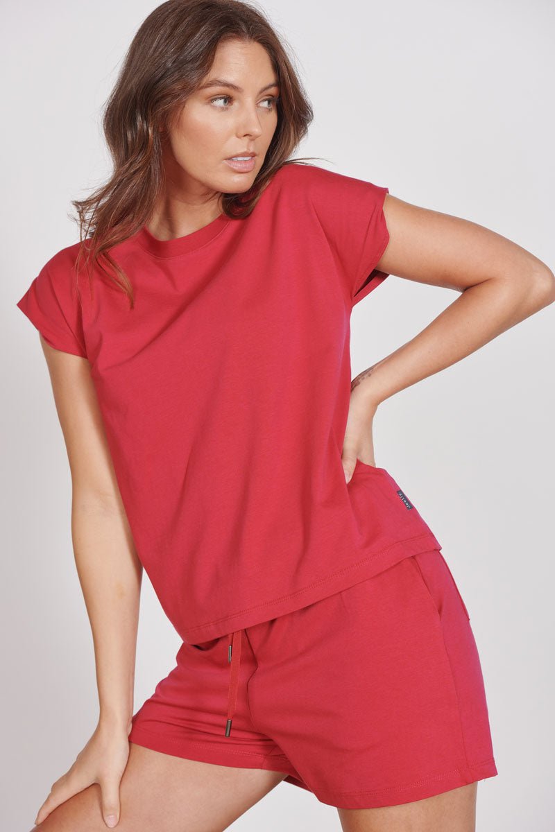 Amber Magenta Loungewear Soft Touch Shorts