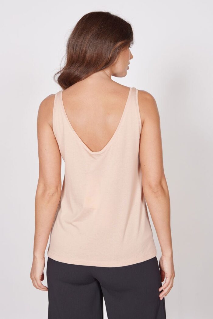Camille Pink Loose Fit Vest Top - Image 5