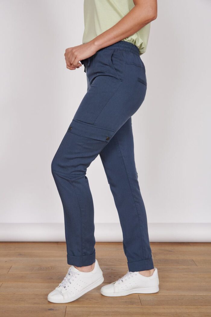 Charlotte Navy Formal Tailored Joggers - Image 2
