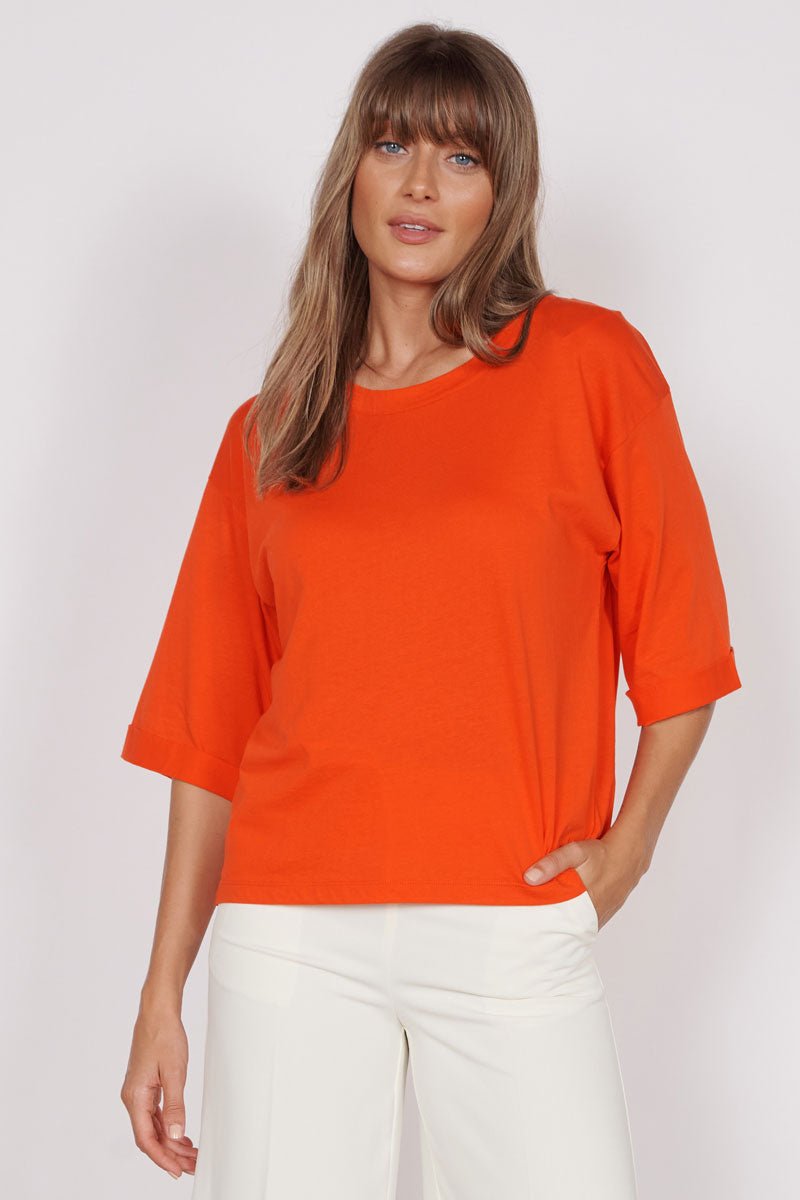 Gabi Red Classic Oversized T-Shirt