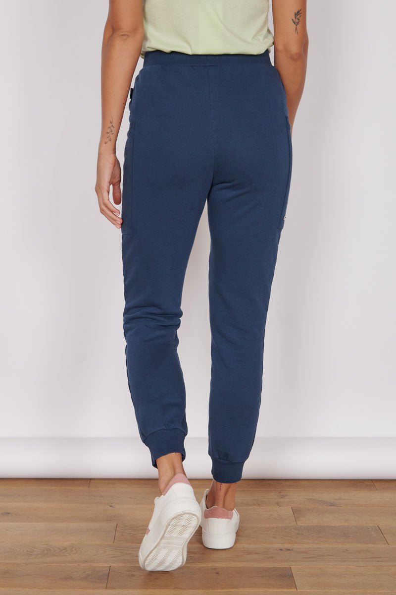 OIivia Navy Loungewear Cuffed Hem Joggers - Image 4